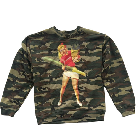 Za Lady crewneck hoodie