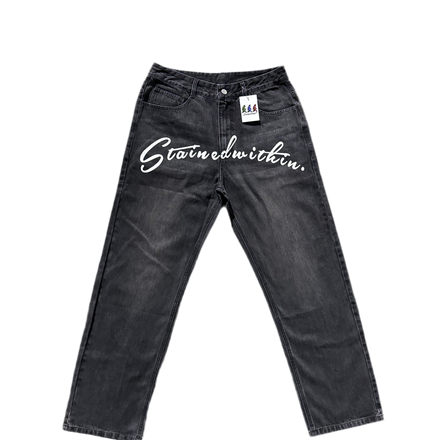 Black Stainedwithin jeans